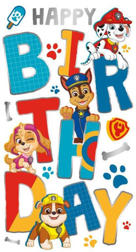 Picture of PAW PATROL HAPPY BIRTHDAY CARD